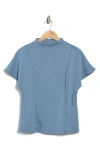 Elie Elie Tahari Mock Neck Dolman Sleeve Top