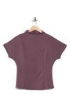 Elie Elie Tahari Mock Neck Dolman Sleeve Top