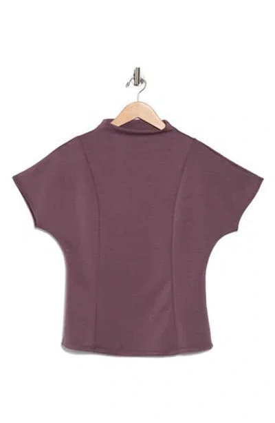 Elie Elie Tahari Mock Neck Dolman Sleeve Top