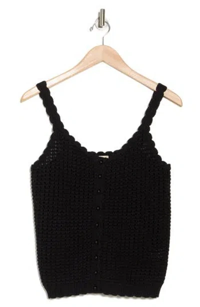 Elie Elie Tahari Open Stitch Tank