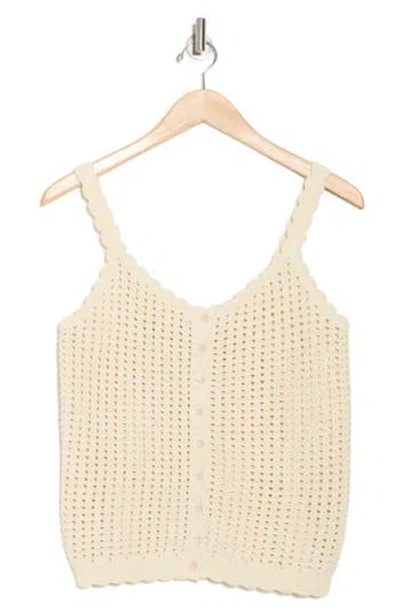 Elie Elie Tahari Open Stitch Tank