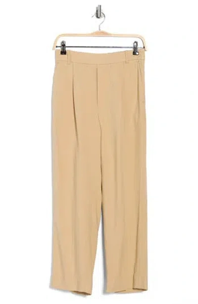 Elie Elie Tahari Pleated Cropped Pants In Animal Print