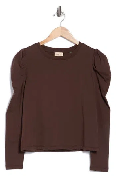 Elie Elie Tahari Pleated Shoulder Top In Blue