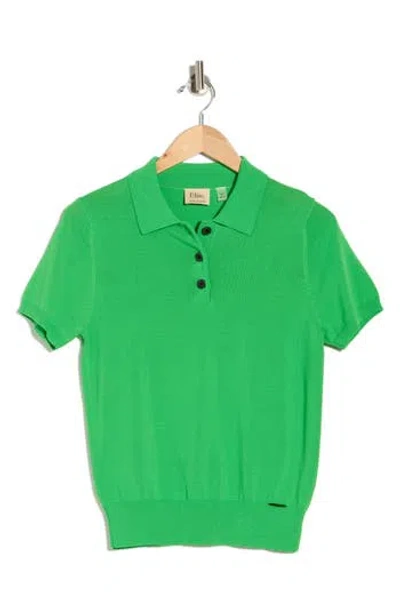 Elie Elie Tahari Polo Sweater In Green