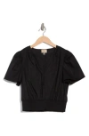 Elie Elie Tahari Poplin Peplum Top