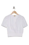 Elie Elie Tahari Poplin Peplum Top