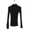 Elie Elie Tahari Semisheer Turtleneck Sweater In Black