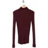Elie Elie Tahari Semisheer Turtleneck Sweater In Brown