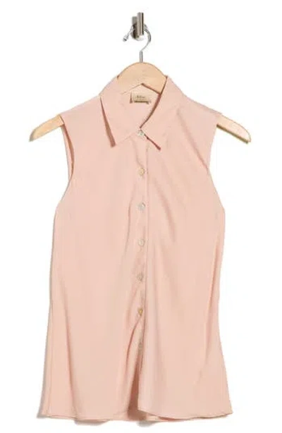 Elie Elie Tahari Sleeveless Button-up Shirt In Multi