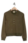 Elie Elie Tahari Solid Polo Sweater