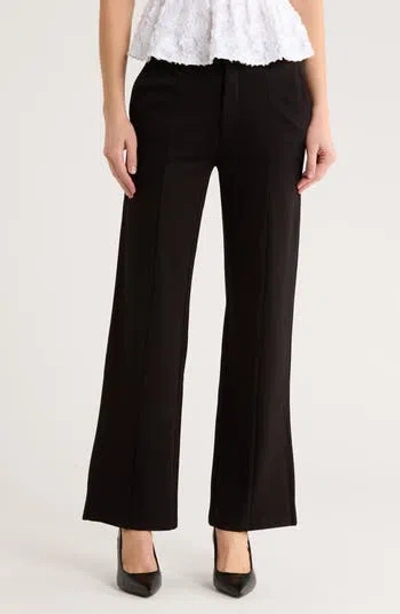 Elie Elie Tahari Straight Leg Pants In Black