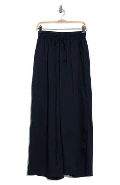 Elie Elie Tahari Wide Leg Drawstring Pants In Blue