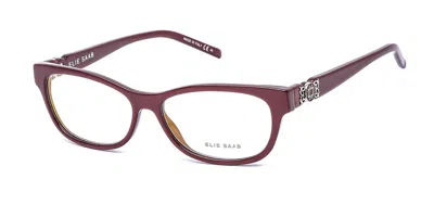 Elie Saab 044 0lhf Men's Glasses Red Size 52 - Free Lenses - Blue Light Block Available