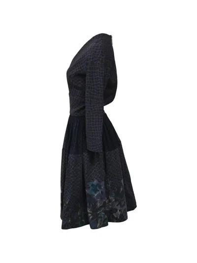 Pre-owned Elie Saab A-line Mini Dress In Black