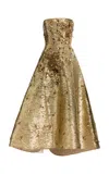 Elie Saab Bead Embroidered Midi Dress