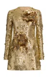 Elie Saab Bead Embroidered Short Dress