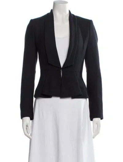 Pre-owned Elie Saab Blazer In Black