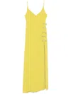 Elie Saab Embellished Cady Maxi Dress In Grün