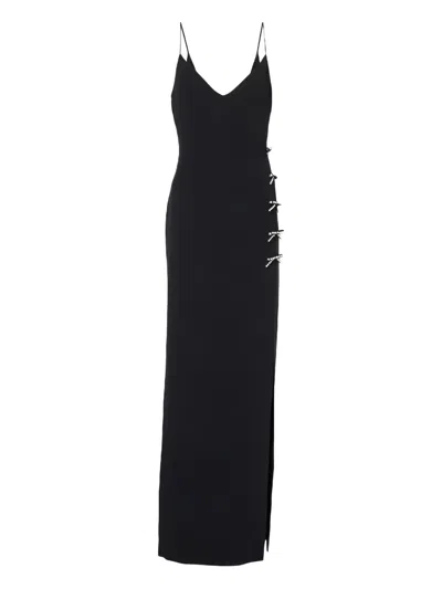 ELIE SAAB BOW-EMBELLISHED GOWN