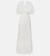 Elie Saab Bridal Embroidered Cotton-blend Lace Gown