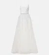 Elie Saab Bridal Embroidered Tulle Gown In White