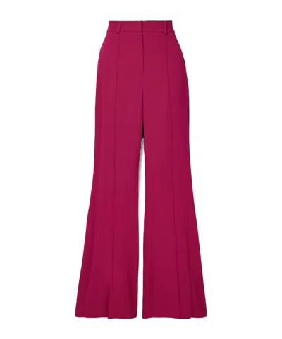 Elie Saab Cady Flared Pants In Red