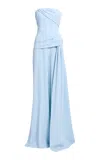 Elie Saab Cady Jumpsuit In Blue