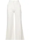 Elie Saab Cady-texture Trousers In White