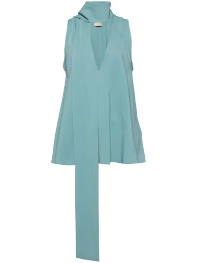 Elie Saab Cady Top In Blue