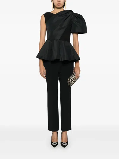 Elie Saab Cady Trousers In Schwarz
