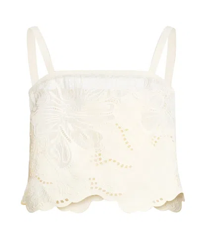 Elie Saab Camisole In White