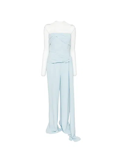 Elie Saab Candy Jumpsuit In Blue