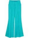 Elie Saab Champagne Flared Trousers In Blue