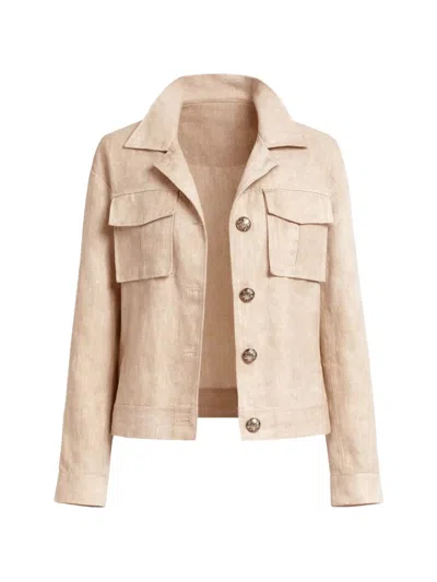 Elie Saab Chest-pocket Jacket In Neutral