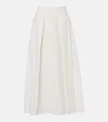 Elie Saab Cotton Midi Skirt