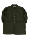 Elie Saab Oversized Poplin Shirt