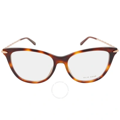 Elie Saab Demo Cat Eye Ladies Eyeglasses Es 071 086 53 In N/a