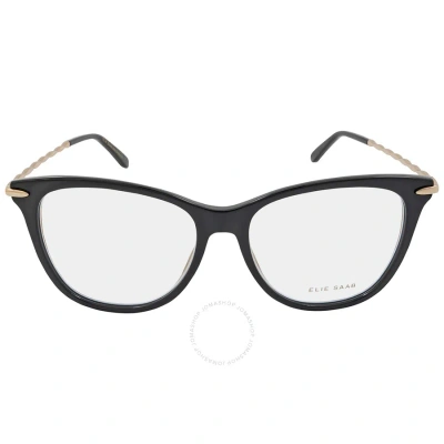 Elie Saab Demo Cat Eye Ladies Eyeglasses Es 071 807 53 In Black