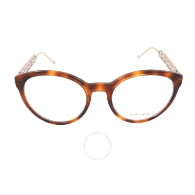 Elie Saab Demo Cat Eye Ladies Eyeglasses Es 075 086 51 In N/a