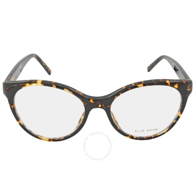 Elie Saab Demo Cat Eye Ladies Eyeglasses Es 076 086 51 In N/a