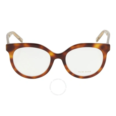 Elie Saab Demo Cat Eye Ladies Eyeglasses Es 093 086 51 In N/a