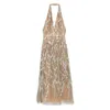 Elie Saab Sequin-embellished Midi Dress