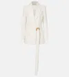 Elie Saab Embellished Blazer In White