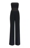 Elie Saab Embellished Cady Jumpsuit
