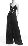 Elie Saab Embellished Cut Out Cady Top