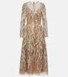Elie Saab Besticktes Cocktailkleid