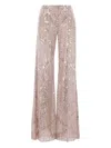 Elie Saab Embroidered Flared Trousers In Neutrals