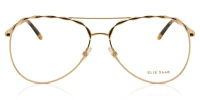 Elie Saab Es 020 J5g Women's Glasses Gold Size 58 - Free Lenses - Blue Light Block Available