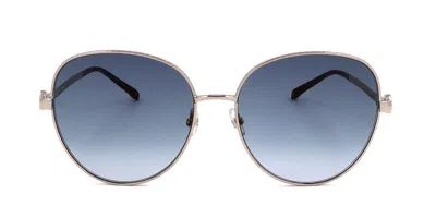 Elie Saab Es 040/s Lks Women's Sunglasses Gold Size 60