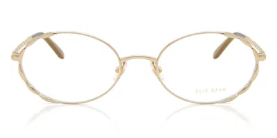 Elie Saab Es 072 J5g Women's Glasses Gold Size 54 - Free Lenses - Blue Light Block Available